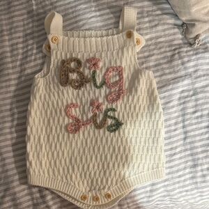 Big Sis Knit Bodysuit - Cream